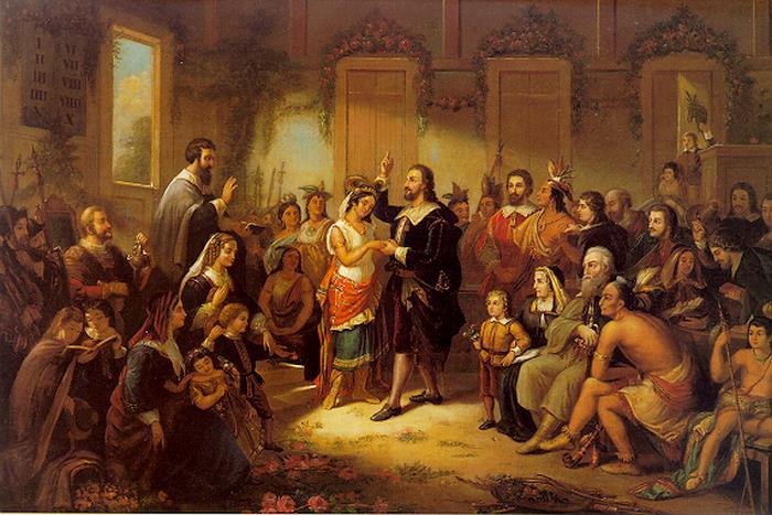 Pocahontas Marries John Rolfe in 1614: A Lasting Peace