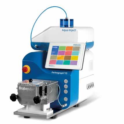 Quality Control Farinograph -TS The standard for fast, automated flour analyses Reliably and reproducibly analyzing water absorption and kneading properties that s what