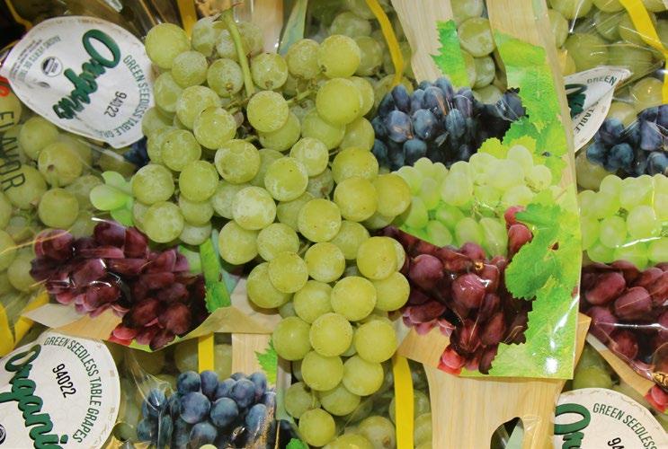 By the second week of June, Organic Green Seedless Grapes should also be in better supply.