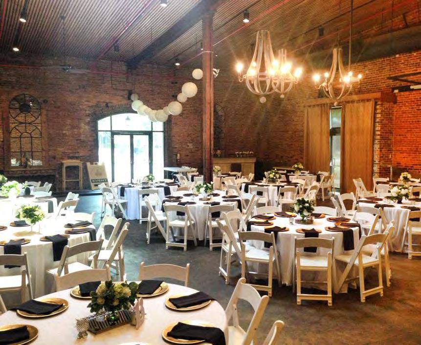 Facility Rentals Book any of our on-site facilities for your next event! Enterprise Event Center Located adjacent to Historic Enterprise Mill on Greene Street.