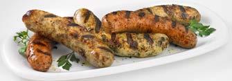CITRUS SEASONED FRESH PORK AND CHICKEN SAUSAGES Our in-store sausage meisters use only the freshest