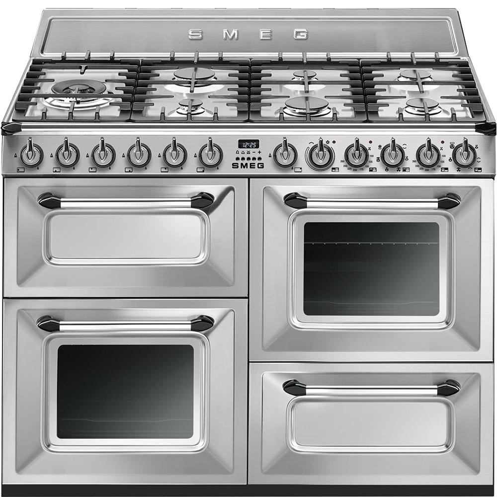 TR4110X 110cm "" Traditional Dual fuel 4 cavity Cooker with Gas hob, Stainless Steel Energy rating AA EAN13: 8017709191009 Special promotion on this model* 5 year guarantee on parts and labour if