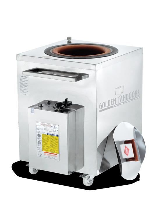 Golden Tandoors Range of Gas Tandoors are manufactured in the most authentic manner to enable the restaurant chef to deliver Authentic Indian Style Cuisine.