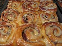 Sweet Roll Dough Ingredients: 2½ cups flour ½ cup whole wheat flour ¾ cup warm water 2 Tbsp.