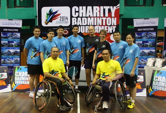 AROUND & ABOUT Columbia Asia Raises Funds for Malaysia s Paralympic Team through Badminton Columbia Asia Group of Hospitals recently organised a charity badminton tournament to raise funds for the