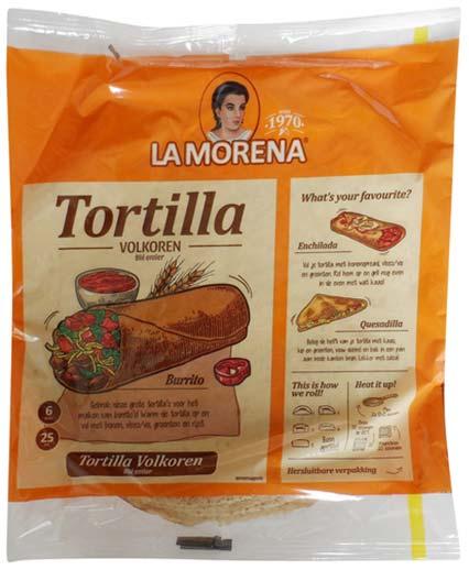 Watch out for LA MORENA MEXIFOODS La Morena Tortilla Mais: Corn Tortilla Netherlands, Jun 2017 DESCRIPTION Eight pieces of