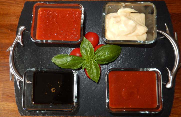 SAUCES, dips and drizzles