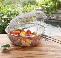 preventing small foods from slipping below the cooking grate Helper