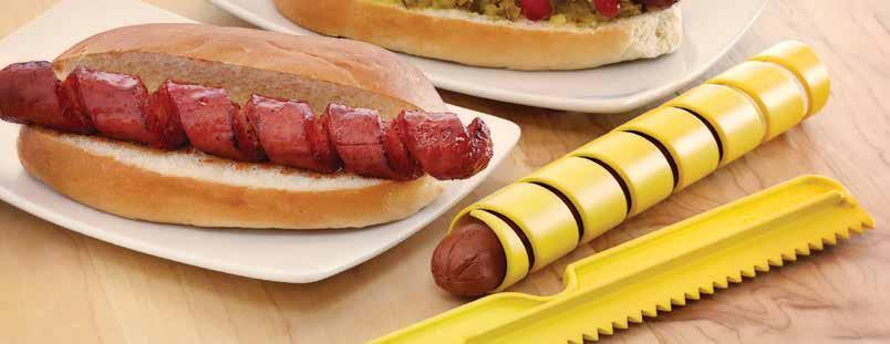 Enjoy perfectly caramelized hot dogs, offering delicious and crispy bites! Wieners will never curl again!