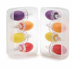 5" BPA Free Tritan & Polypropylene Product Wrap 2 of each color, 6 per case 8-76824-00844-3