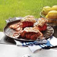cooking and presenting clams From grill to table - designed to impress 12" cooking diameter Cooks fish filets, lobster tails,