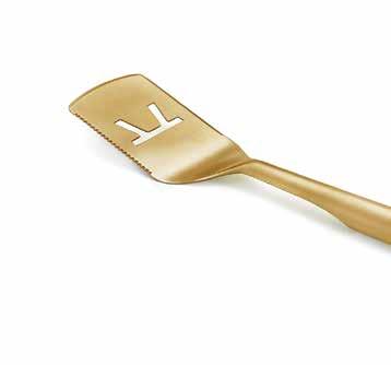 76285 16", Stainless Steel Hang Tag, 6 per case 8-76824-76285-7 LUX COPPER GRILL BRUSH 76286 16", Stainless Steel Hang Tag, 6 per case 8-76824-76286-4 Stainless steel coated in gold colored titanium