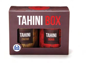 tahini box sweet tahini box This is a set of two tahinis with different spice blends so loved by the Israelis: skhug and zaatar.