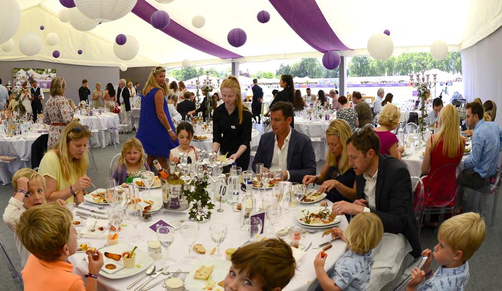 Pitchside Pavilion Reserved table in a Pitchside Pavilion Suite with a private viewing garden reception Two-course