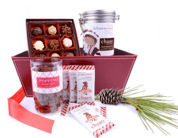 95 Signature Sweets Gift Basket A decadent assortment of goodies, this gift basket represents what we do best, from our luscious, exotic caramels to playful popping chocolates to nostalgic treats