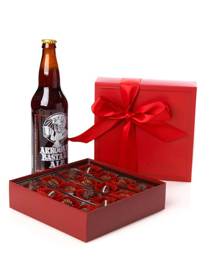 Craft Beer Pairing Bonbon Collection San Diego, where we handcraft our chocolate, is known as a craft beer mecca.