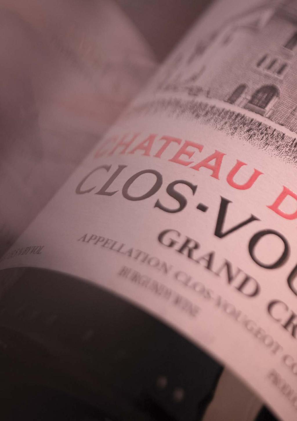 THE WINES CLOS DE VOUGEOT, GRAND CRU CUVÉE CLASSIQUE Jet-ruby in colour, this presents red berries and cherries on the nose, intensely concentrated with focused, sweet old vine fruit, underpinned by