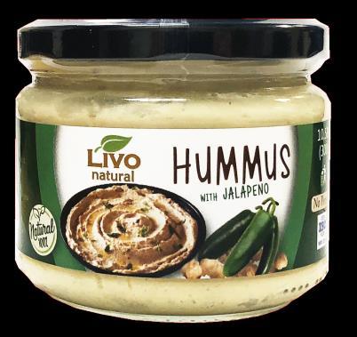 7 378 3152 Livo Natural Hummus White Pepper