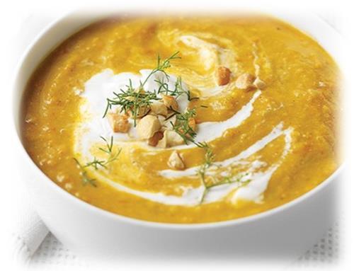 Ingredients Potato Soup 1 tablespoon extra-virgin olive oil 2 shallots, chopped 2 cloves garlic, chopped 3 cups sweet potato, diced 2 stalks celery, diced 1 medium carrot, diced 2 tablespoons mild