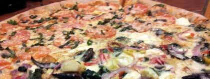 Wood Fire Oven Pizza and Specialty Pies New York hand-tossed, thin and crispy OR Sicilian 16 square, thick, pan pizza New York Cheese 12...8.99 16...13.99 20 / Sicilian...15.99 12 Gluten Free...Add 2.