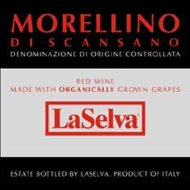 Morellino stays for the controlled origin and controlled quality and Morellino is always made out of Sangiovese and a small amount of Merlot.