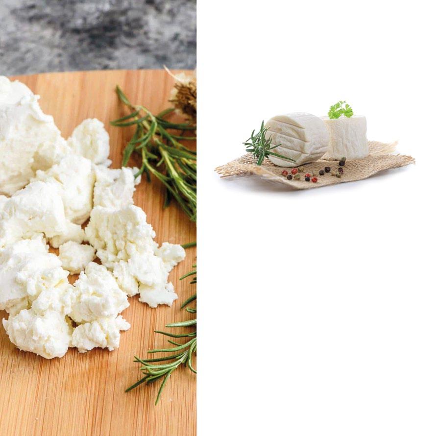 Goat cheese is a fresh, creamy and spreadable cheese.