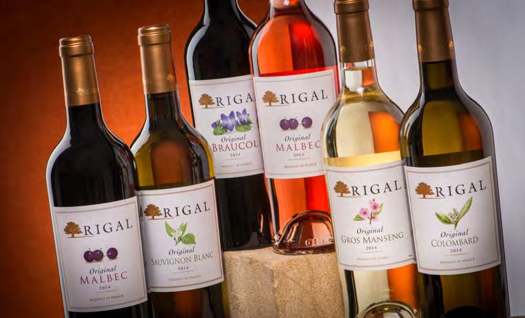 rom the Cahors and the F Malbec, RIGAL has expanded its expertise to include other varietals and appellations from the Southwest of France.