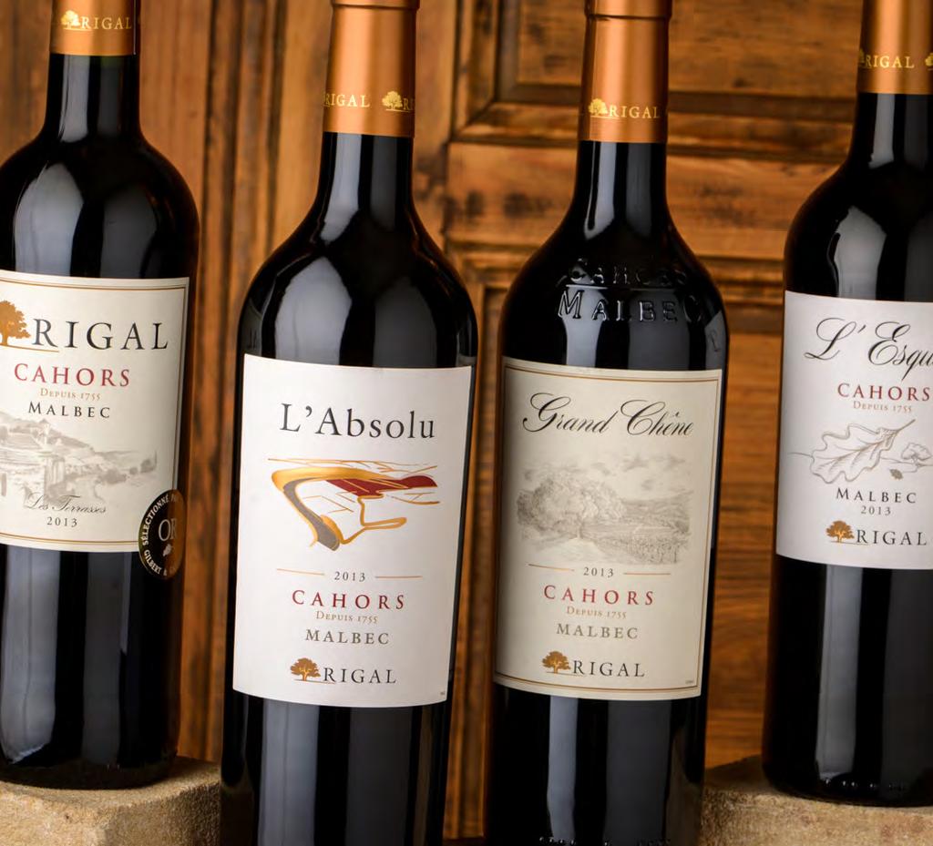 Cahors Coeur de Gamme This RIGAL range boldly explores the versatility of