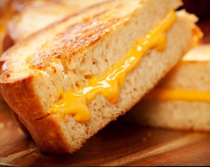 Spicy Grilled Cheese 34 2 slices thick cut bread (Texas toast bread) 2 slices pepper jack cheese 1 slice American cheese Crushed red pepper Butter Butter all