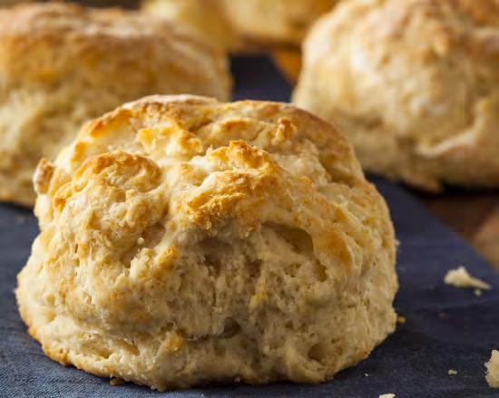 Biscuits 42 2/3 cup all-purpose flour 1 tsp baking powder ¼ tsp salt 1 tsp sugar 1/3 cup shortening ¼ cup whole milk, minus 1 tbsp In a large mixing bowl, combine flour, baking powder, salt and sugar.