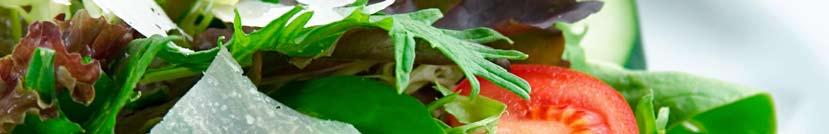 Salads Fresh Garden Salad Lettuce, tomato, cucumber, onion and olive Greek Salad Lettuce, tomato, cucumber, capsicum, olive, onion and fetta cheese Caesar Salad Mixed lettuce leaves, Caesar dressing,