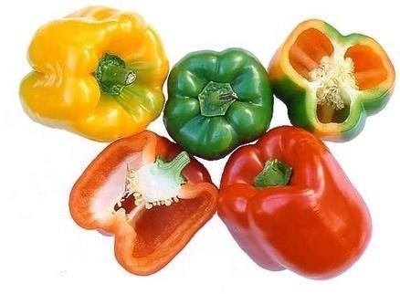 Nutritional values of bell pepper: Dry matter 7 % Fibre 1.9 % Protein 0.8 % Carbohydrates 2.