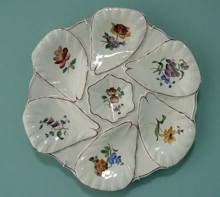 58 LONGCHAMP oyster plate transfer printed
