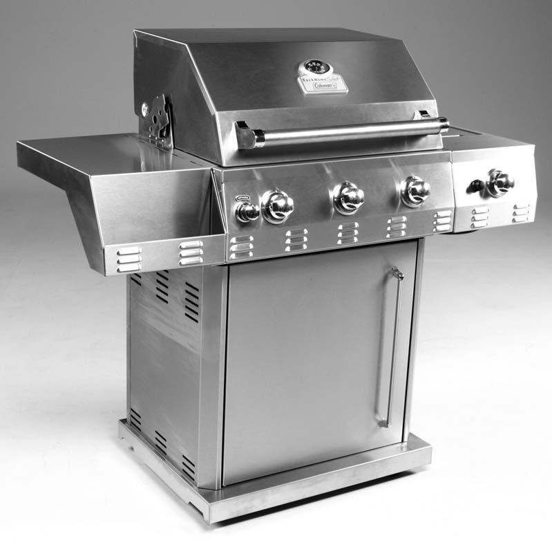 Grill Features 8100 Series 13 1 12 (Behind Warming Shelf) 2 3 4 11 5 10 9 6 7 8 1. Grill Hood 2. Thermometer 3. Hood Handle 4.