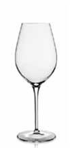 The shape and the size of the bowl allow for the concentration of aromatic notes towards the nose enphasizing the perception of the delicate and fruity aromas of young wines.