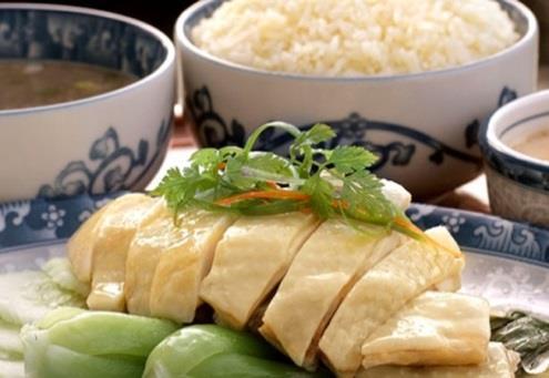 Start the base with the grain - steamed jasmine rice, choose your hearty protein below between R1 to R8, top with an Asian-style pickled radish and fish sauce on the side.