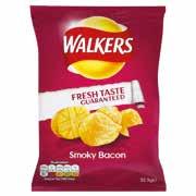 Walkers 37p 37p 37p Ready Salted Crisps 32x32.5g Code 6740 list 14.10 11.99/case 37p Cheese and Onion Crisps 32x32.5g Code 3690 list 14.10 11.99/case Salt and Vinegar Crisps 32x32.
