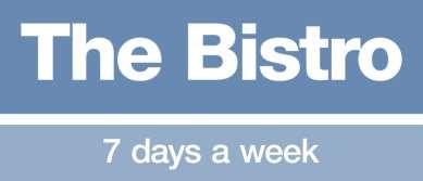 Bistro Menu is available from 12pm to 8pm -7 days a week in the Stage 1 Bar and