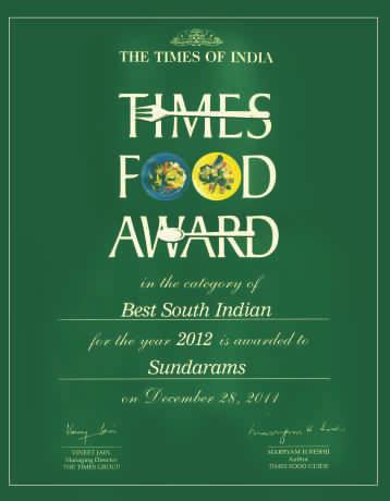 This is a chain that believes in satisfying the taste-buds that are craving for tingling taste of authentic South Indian Cuisine.