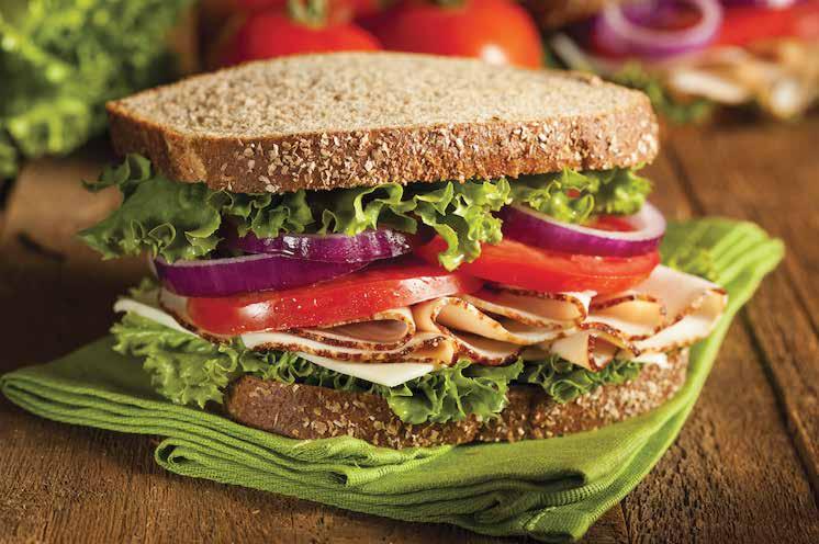 SIGNATURE SANDWICHES PEPPERCINI S SIGNATURE Marinated Chicken Breast, Provolone Cheese, Avocado Spread, Lettuce, Tomatoes, Mayo and our Signature Dressing LAGUNA CLUB Oven Gold Roasted Turkey Breast,