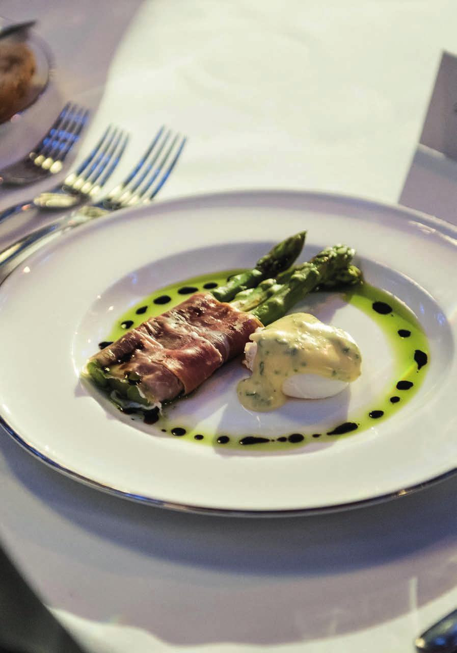 Asparagus wrapped in