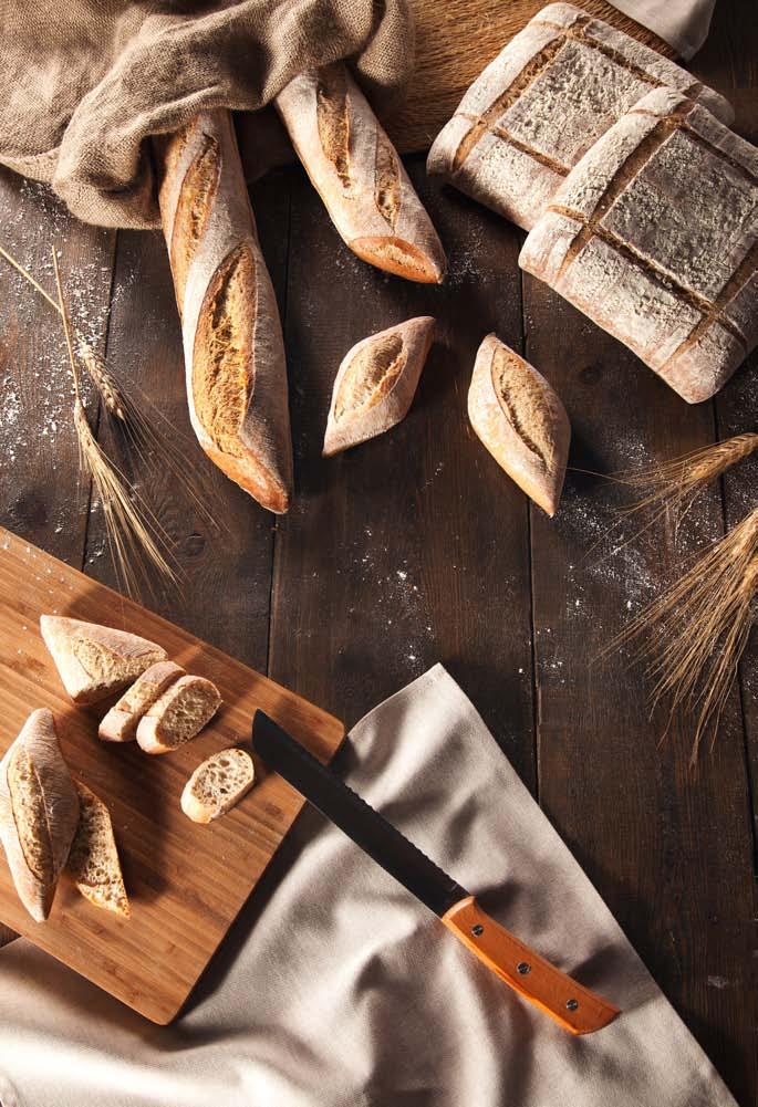 BREAD Savour the most authentic and flavoursome breads A large variety of precooked breads, for all tastes and requirements Easy