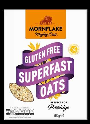 SUPERFAST OATS GLUTEN FREE SUPERFAST OATS Fully certified by Coeliac UK, our Gluten Free oats have been meticulously grown, milled and packed to ensure there is no risk of wheat contamination.