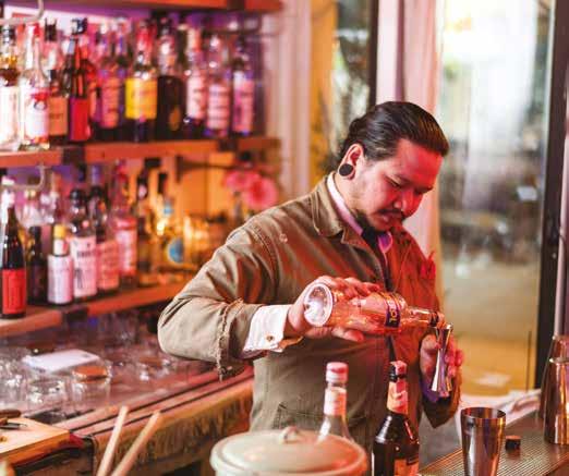 At this illusive cocktail den, drinks are intricately put together using authentic Thai flavors and locallysourced ingredients, such as galangal, ginger, fruits and numerous homegrown liquors.