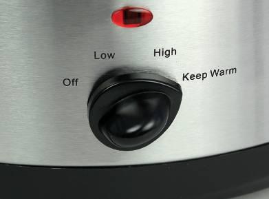 Do not place food or liquid directly in the appliance without the cooking pot. 6. Plug the appliance into the mains power supply and switch on.