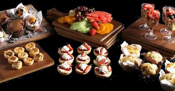 MORNING & AFTERNOON TEA PLAT- DANISH AND MUFFIN PLATTER (V) A Mix of bakery fresh mini