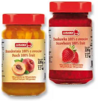 Jams & Preserves Origin Poland 100% Fruit Jams Preserves Micro Packs Our James and Preserves come from Lubawa with a history of producing jams, marmalades and plum butter for over 60 years.