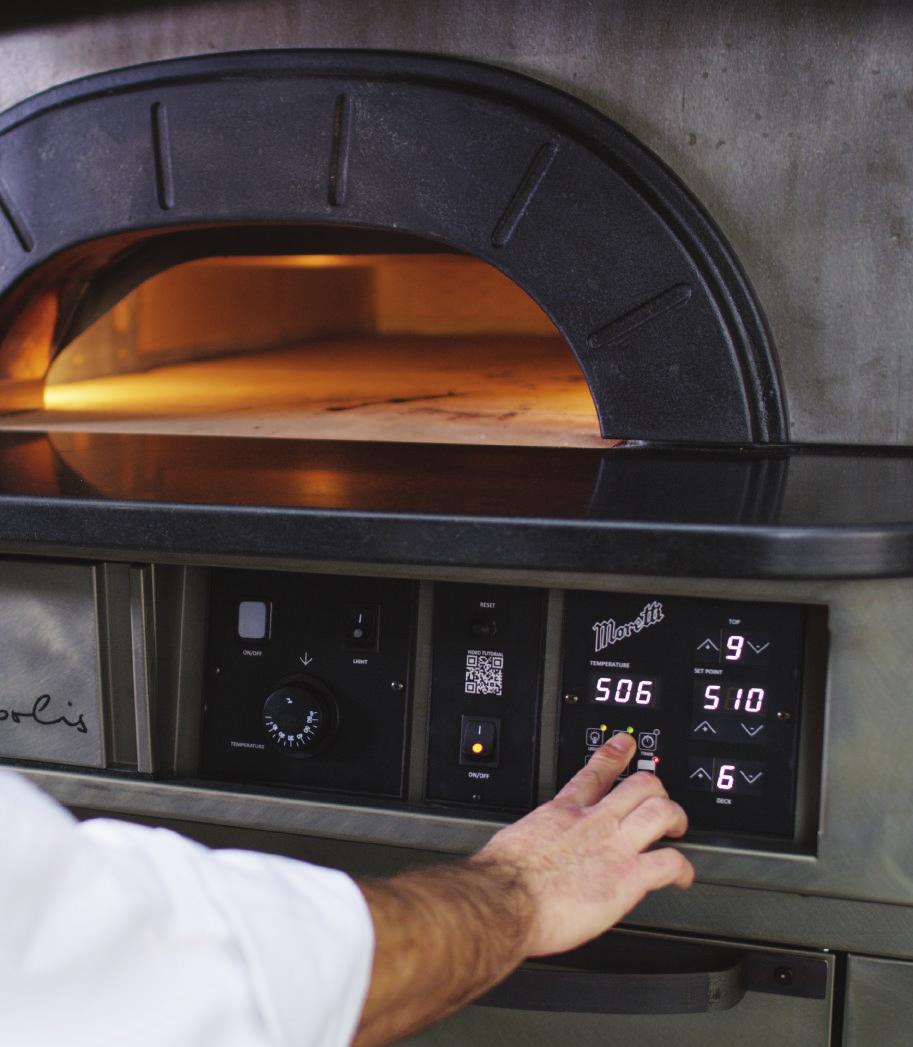 All the power you could want......for a perfect pizza. We have used all of our experience to give you the highest temperature ever seen in an electric oven: 510 C.