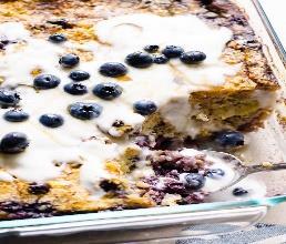 Quinoa Breakfast Bake Makes 9 servings Total Time 1 hour 15 minutes 1/2 cup quinoa, uncooked 1/2 cup steel cut oats, uncooked 1/4 cup coconut flakes, unsweetened 3 medium very ripe bananas, sliced 1