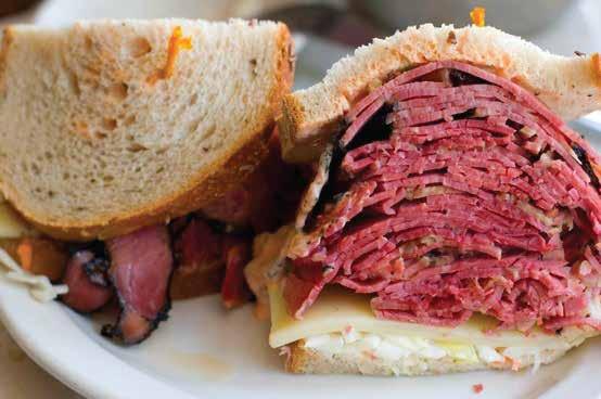CORNED BEEF & Pastrami OUR CORNED BEEF IS SLOW BRINED OVER 30 DAYS TO ENSURE AN EXCEPTIONALLY MOIST & FLAVORFUL PRODUCT. YOU CAN EAT AS IS, OR: PAN FRYING: 1.